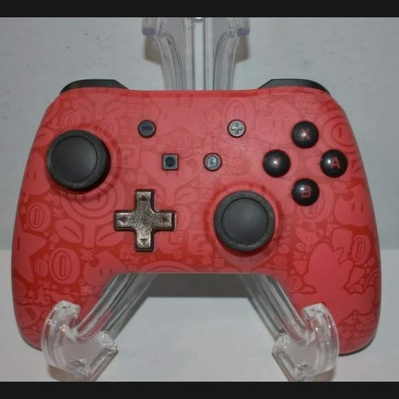 PowerA Red Nintendo Switch Enhanced Wired Controller (Cable not included) - Picture 3 of 8